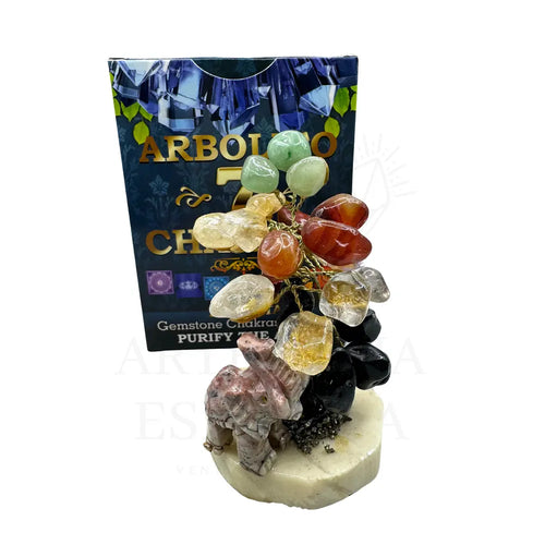 Arbolito 7 chackras con elefante