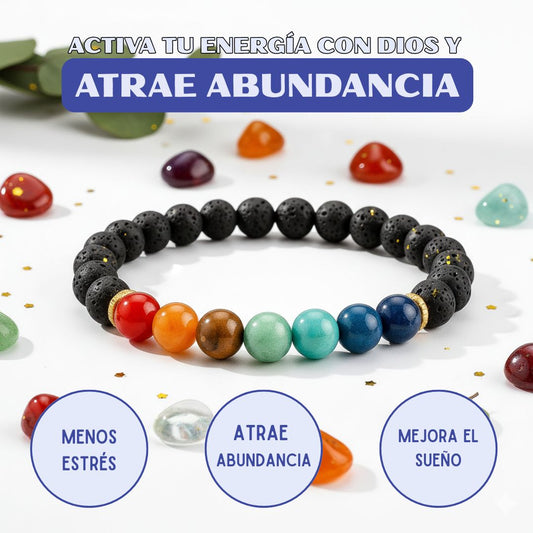 Pulsera de 7 Chakras - Camino del Alma® | Atrae Abundancia, Amor y Dinero