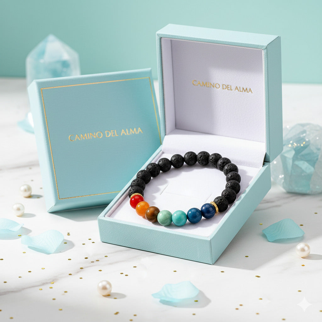 Pulsera de 7 Chakras - Camino del Alma® | Atrae Abundancia, Amor y Dinero