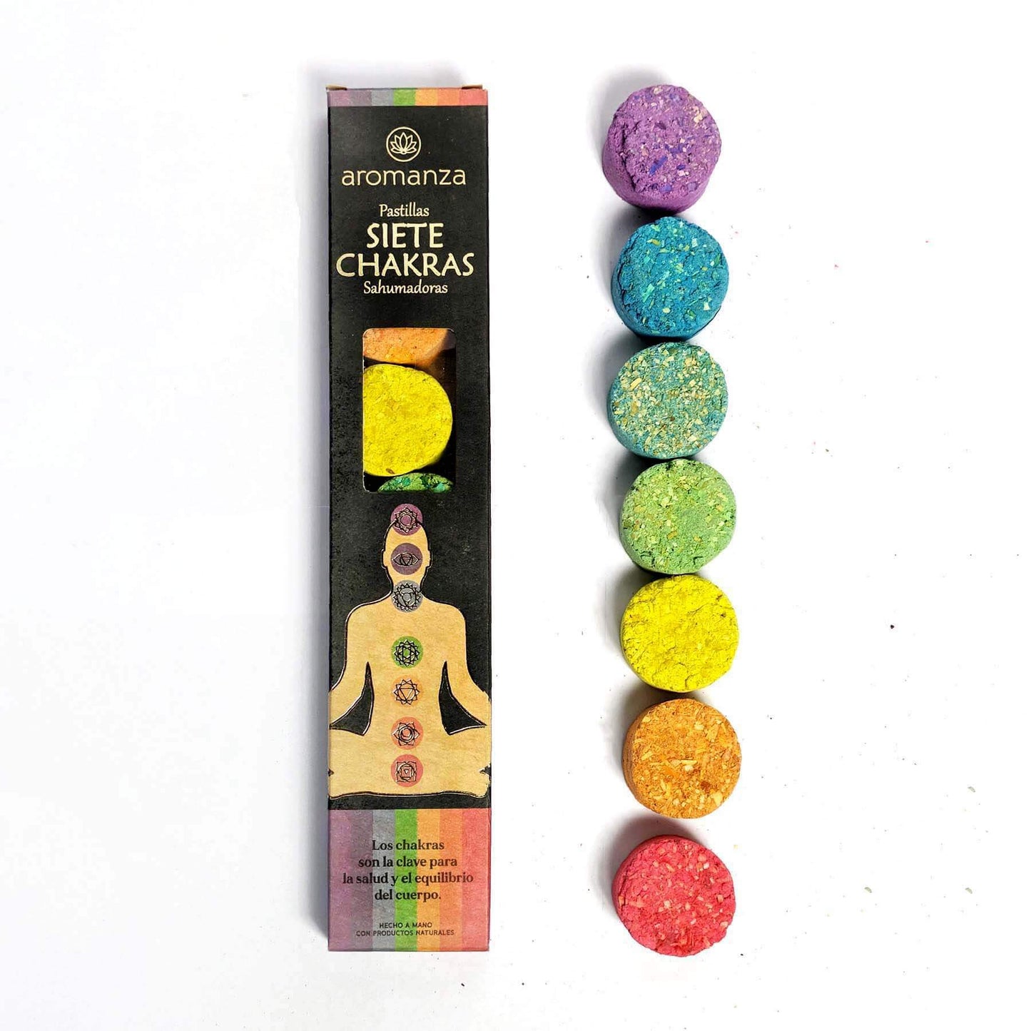 Pastillas Sahumadoras 7 Chakras - Camino del Alma